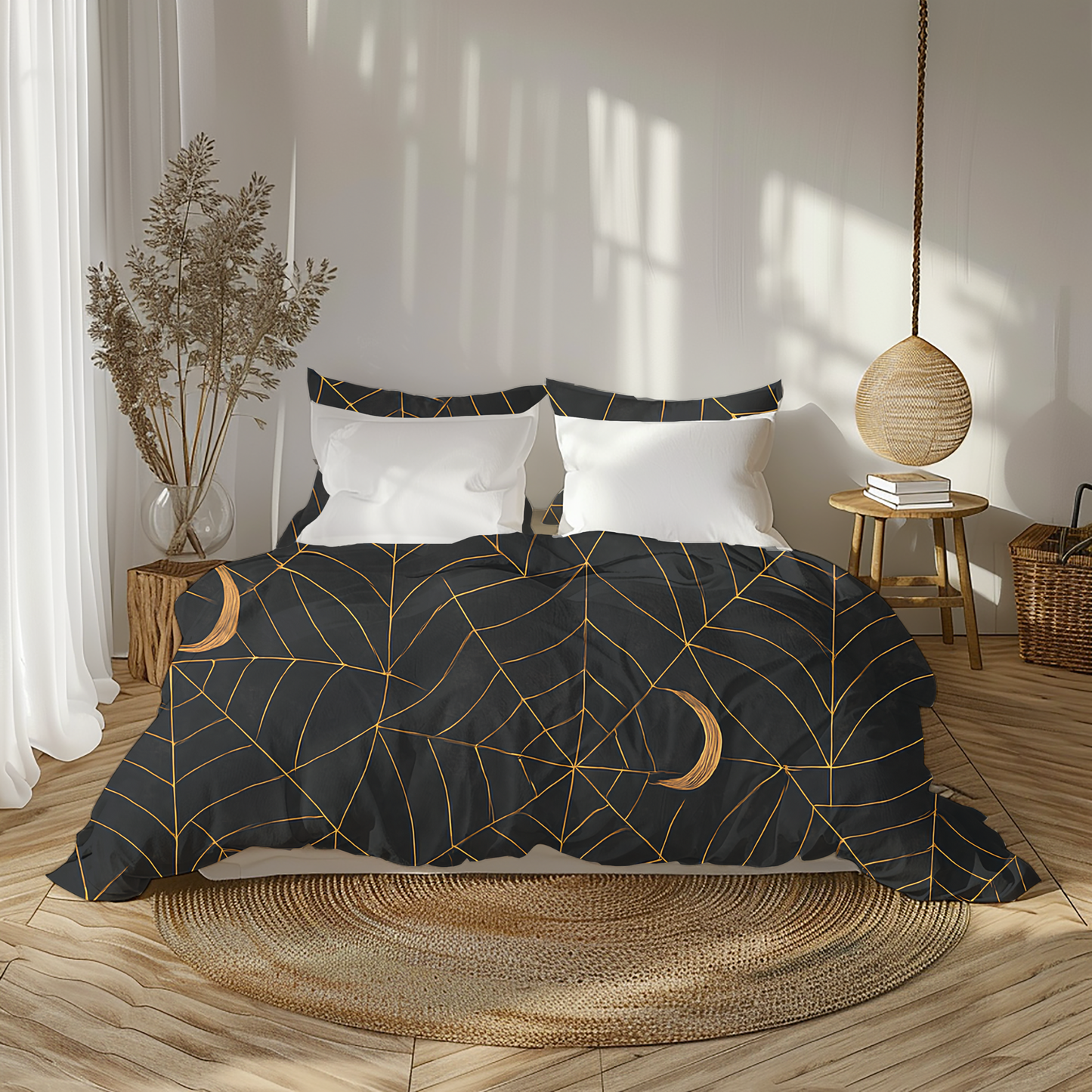 🕸️ Moonlit Webs Duvet Cover