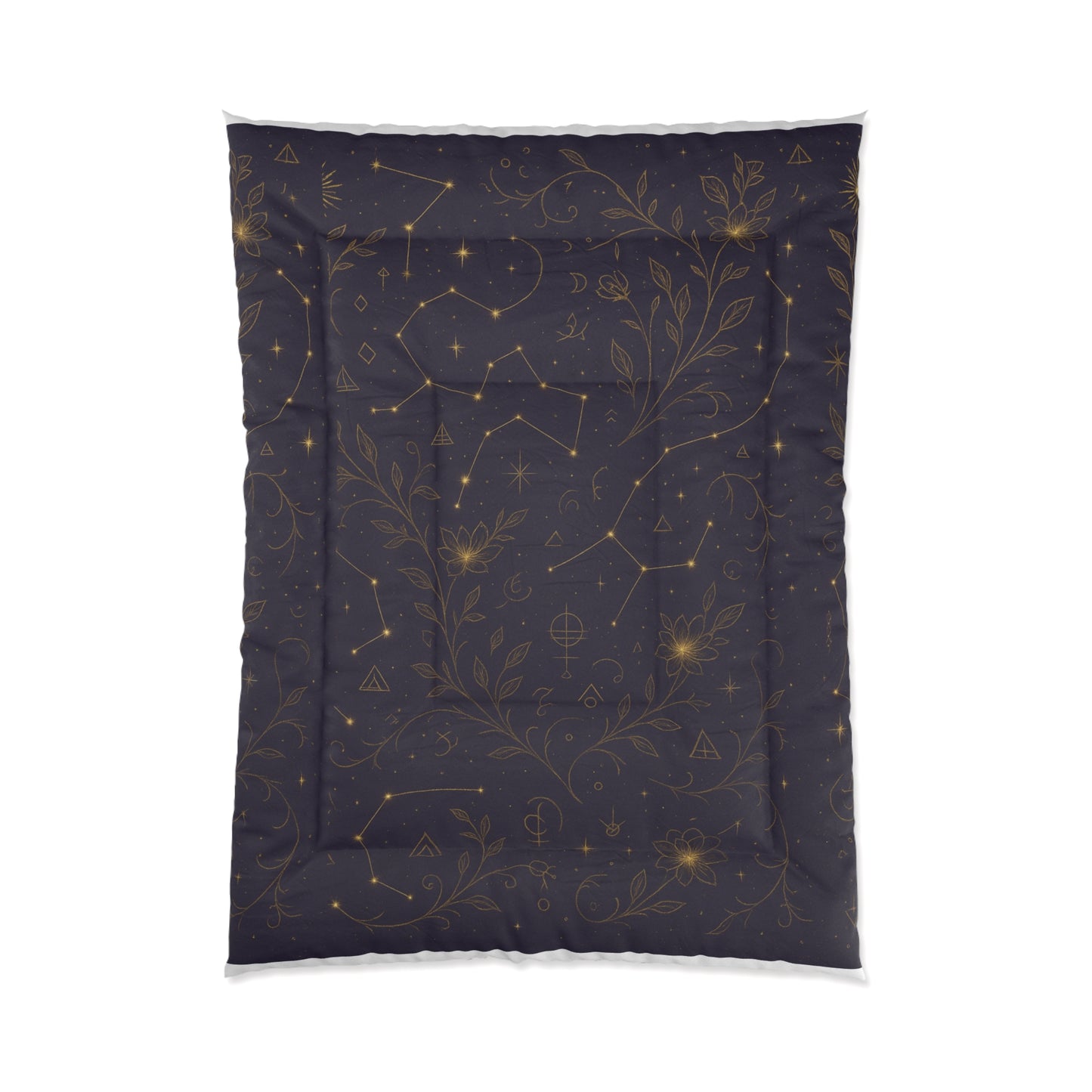 Zarias Midnight Dream Comforter Set  Celestial Galaxy Bedding for Teen Girls | Gifted Glitch Character Bedspread | Soft Mystic Linens