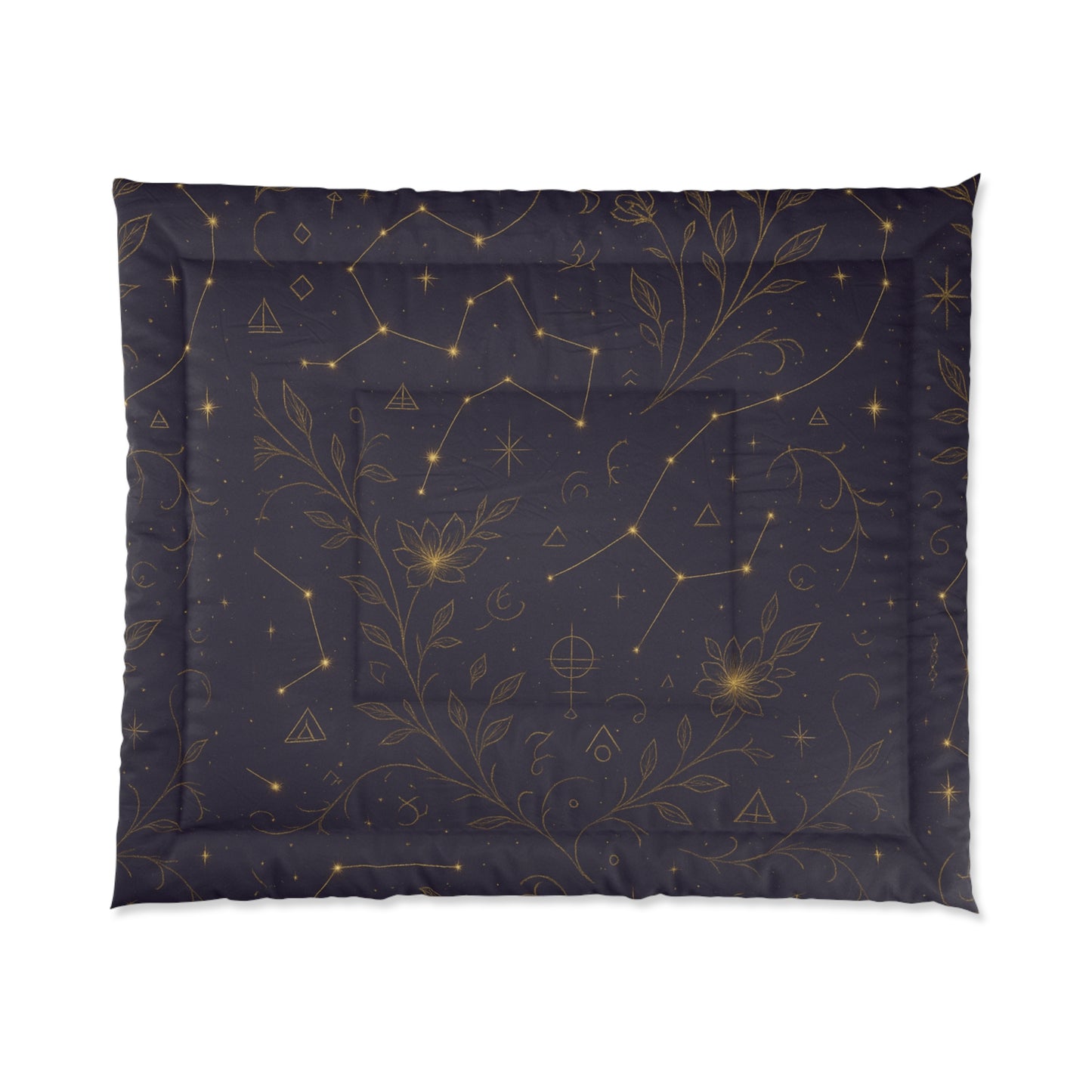 Zarias Midnight Dream Comforter Set  Celestial Galaxy Bedding for Teen Girls | Gifted Glitch Character Bedspread | Soft Mystic Linens
