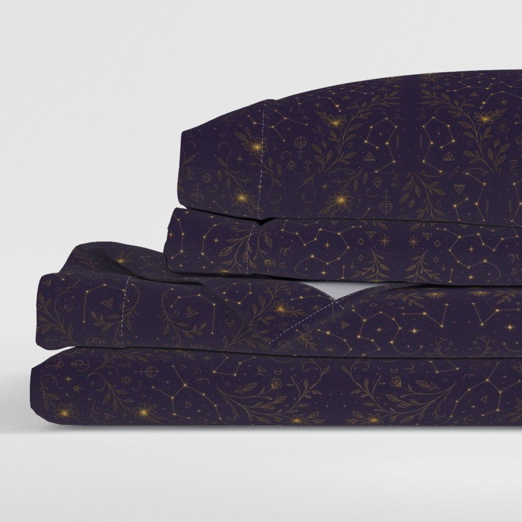Zaria’s Midnight Dream Sheets – Luxury Cotton Sateen Sheet Set