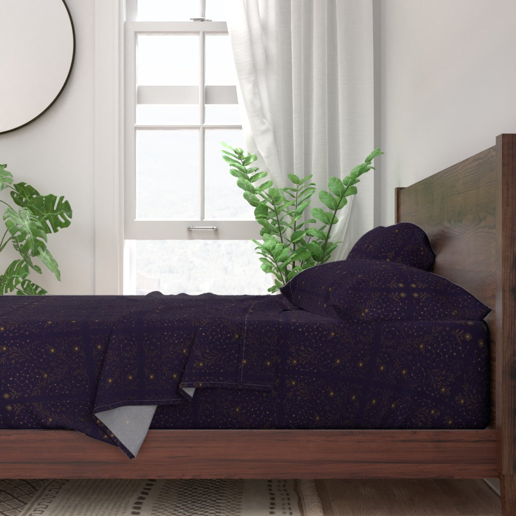 Zaria’s Midnight Dream Sheets – Luxury Cotton Sateen Sheet Set